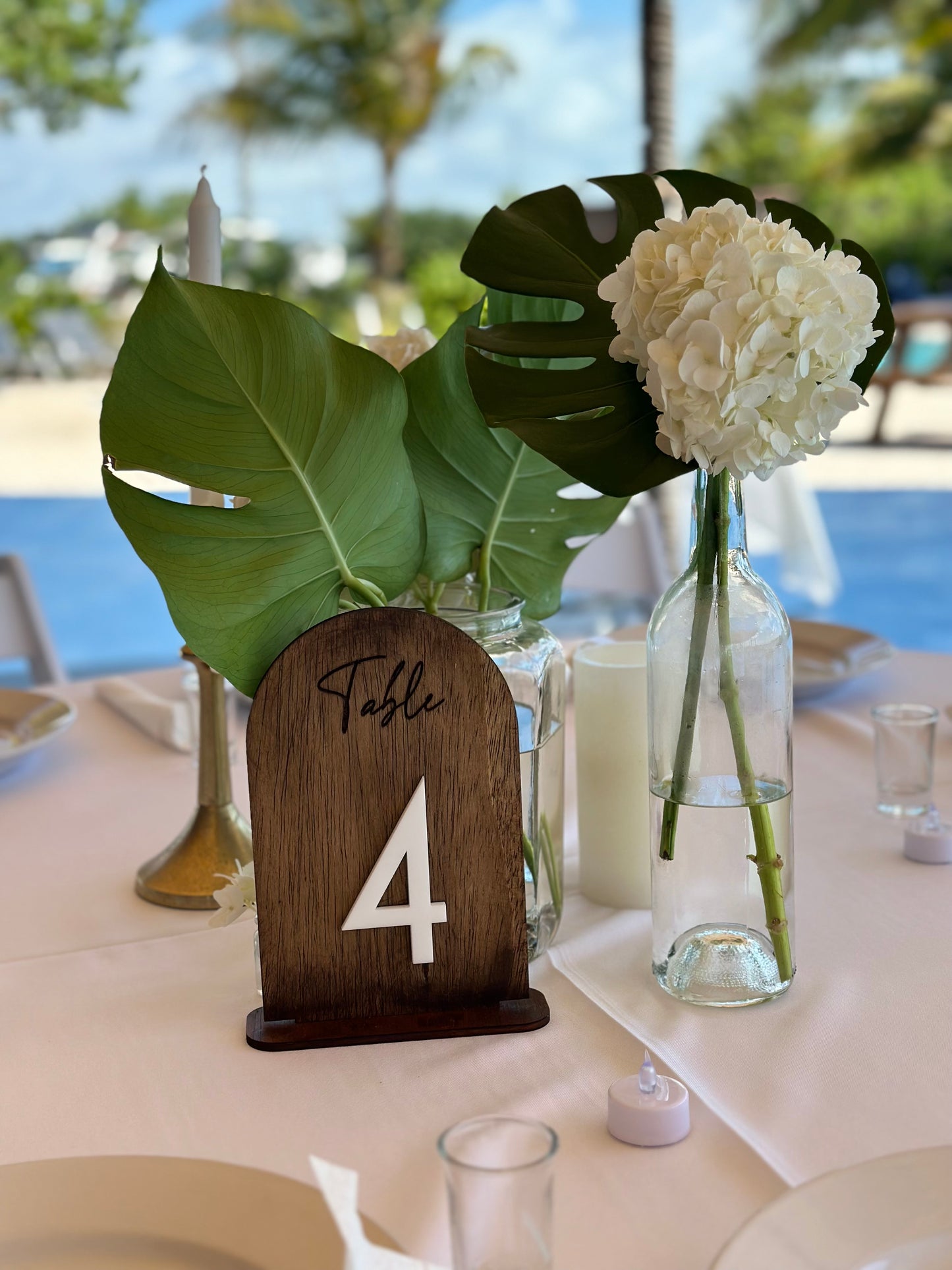 Rustic Table Number