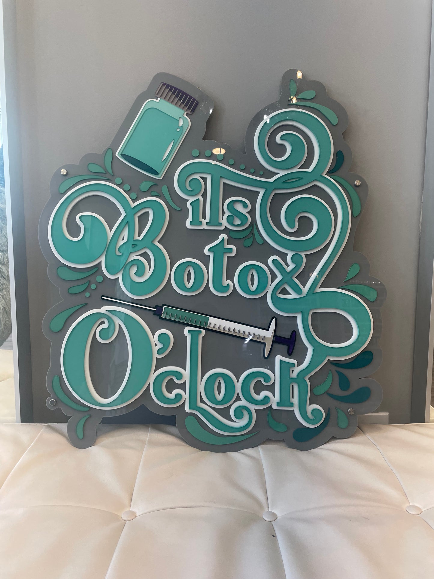 It’s BØtØx O’clock Acrylic Sign -